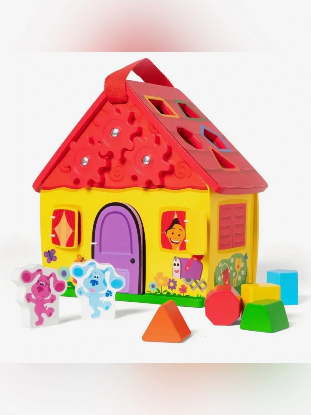 Melissa & Doug Blue’s Clues & You! Wooden Take Along House
